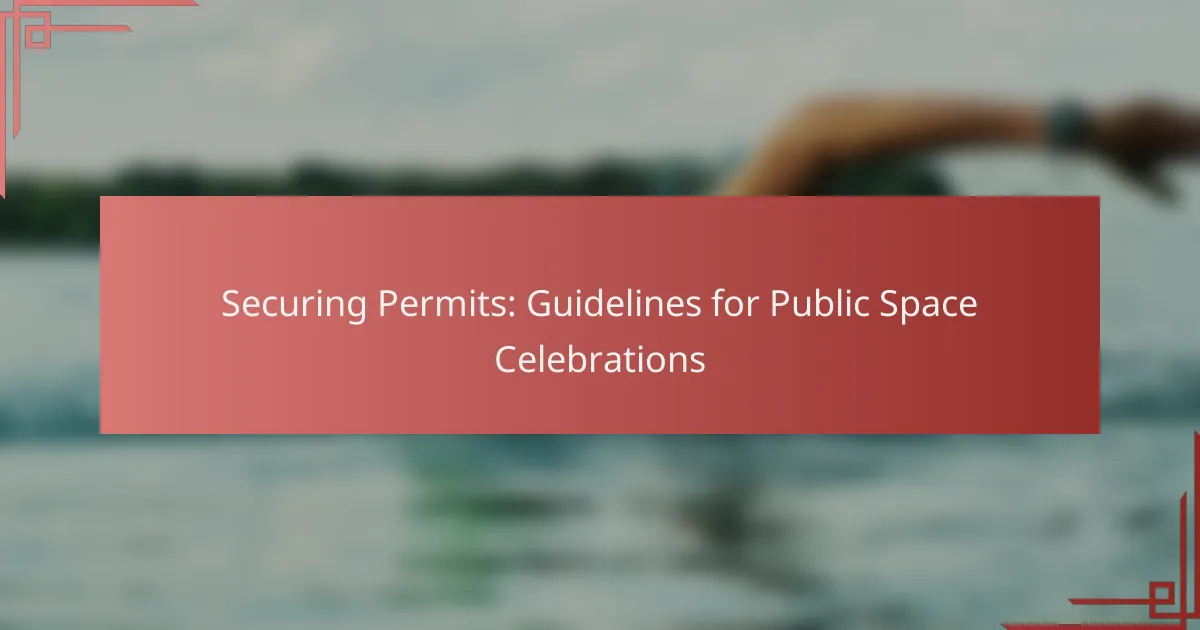 Securing Permits: Guidelines for Public Space Celebrations